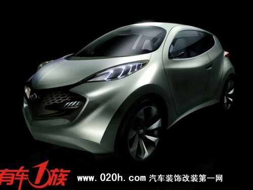 油电混合小车 现代将推ix-Metro概念车 