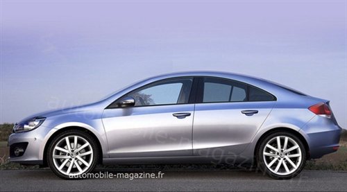 定位高于Jetta 大众Golf CC再曝新消息 