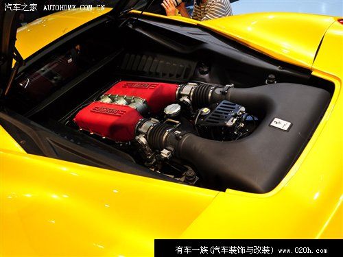 法兰克福车展明星 法拉利F458实车亮相 