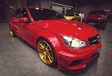 不一样的宽体<font color=red>改装奔驰</font>C63 AMG 烈焰战神