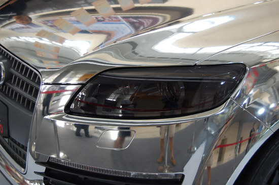 北京汽车展览会 炫酷银色改装奥迪Q7