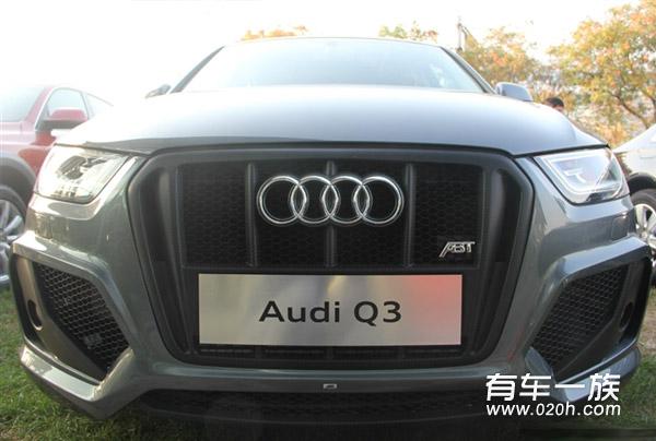 灰色奥迪Q3改装ABT超强外观