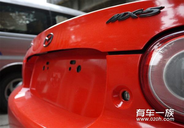马自达MX-5提车选车 改装贴膜改大红色 