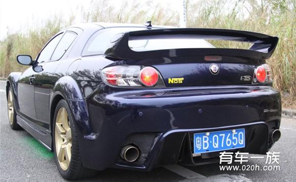 马自达RX-8改装大包围_HKS尾喉