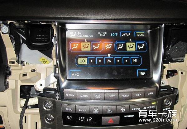 美版雷克萨斯LX570改中文