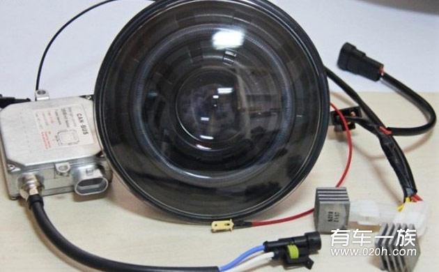 牧马人罗宾汉改装双光透镜天使眼大灯总成