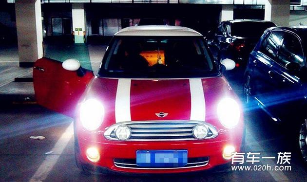 MINI Cooper Fun改装氙灯大灯