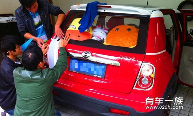 力帆320改装Mini cooper S作业