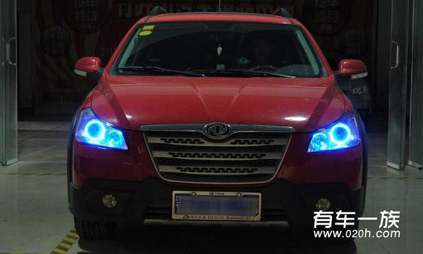 风神S30改装Q5双光透镜_高亮氙气灯天使眼作业