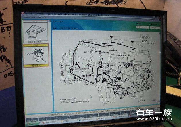 2011款FJ改装摄像头_导航_护板_ 拖车尾钩