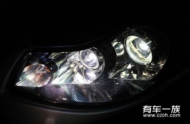 2011天语SX4改装海拉4透镜4近4远灯光作业