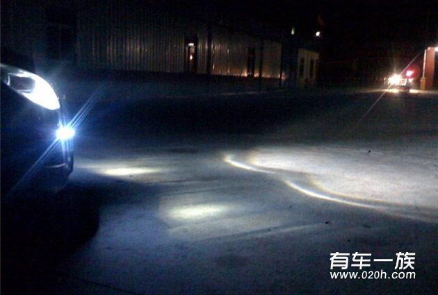 奔驰B200改装疝气大灯_轮毂_LED行车灯 