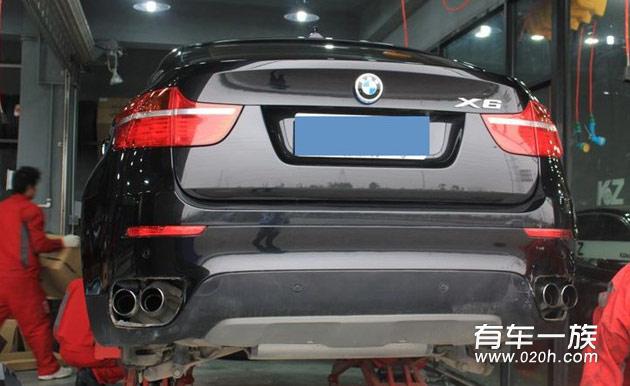 BMW X6改装performance包围作业