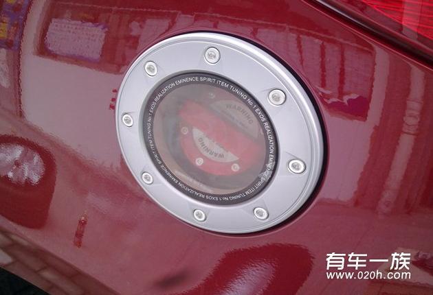 红色现代ix35改装装饰与提车价格 