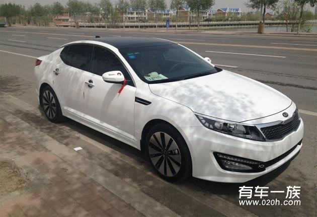 k5怎么样？DLX白色起亚K5评价感受_新车作业 
