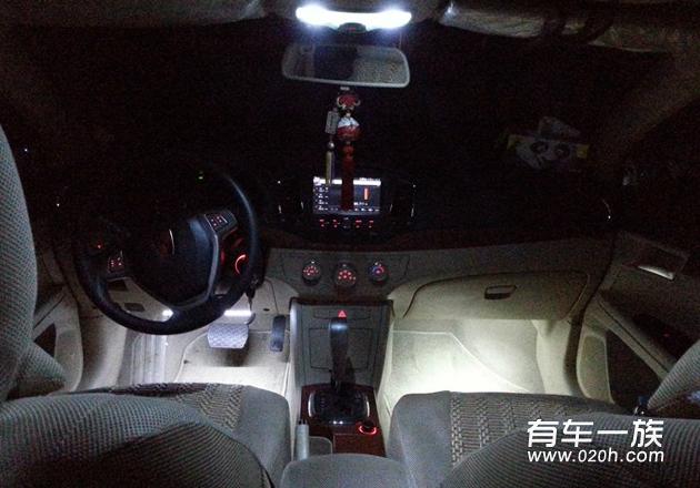荣威350改装全车灯光作业 氙气大灯_双光透镜_日行灯