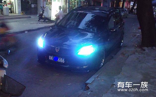 普力马改装外观内饰_灯光_轮毂_绞牙避震 