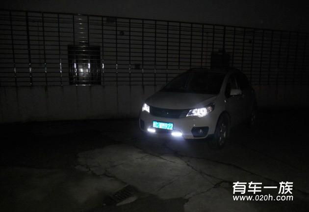 长城C20R改装Q5双光透镜 灯光升级作业