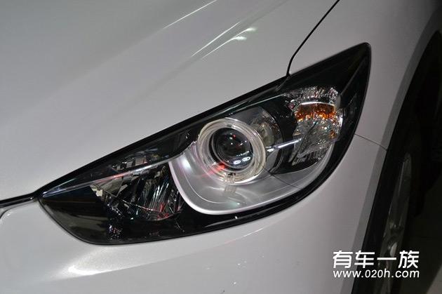 马自达CX-5改装奥迪A6拆车大灯 5500K色温氙气灯