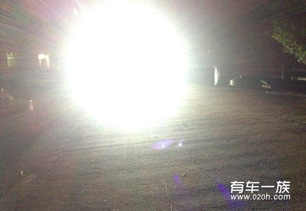 本田锋范改装海拉5透镜 _雪莱特5000K疝灯 灯光升级作业