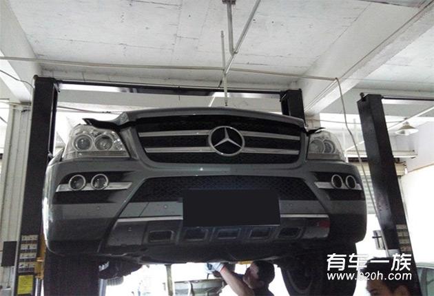 用车70000公里奔驰GL350保养换变速箱油