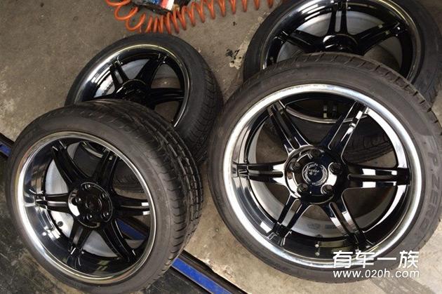 奔驰Slk200改装18寸BCBC双片锻造轮毂倍耐力轮胎