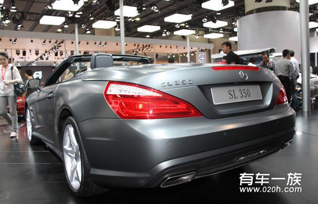 奔驰SL改装AMG SL63包围排气套件 改装前后对比