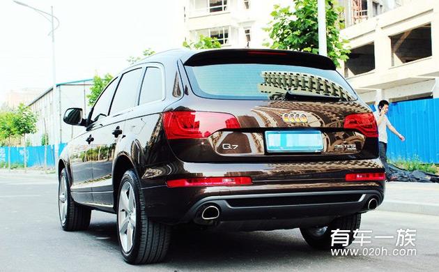 2014款棕色奥迪Q7-35TFSI外观内饰整体评价感受 