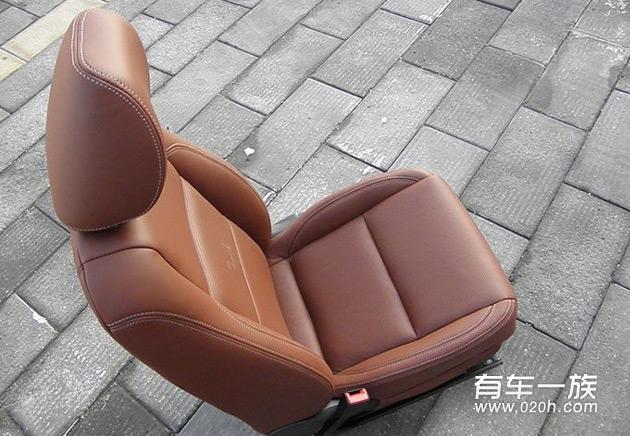 途观改装棕色真皮座椅与运动版方向盘作业与价格