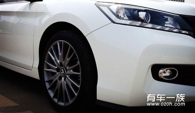 2014款2.4LX雅阁改装碳纤中网后视镜轮毂轮胎外观装饰 
