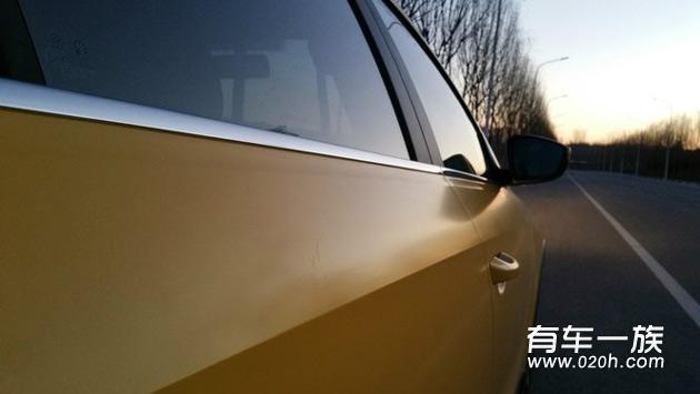 1.4T大众朗境改装黄色全车改色外观装饰 更换行驶证流程