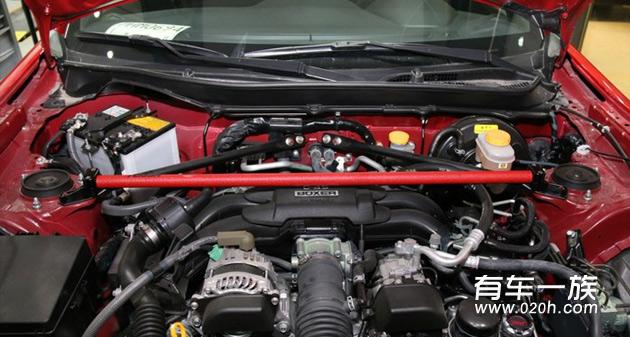 红色斯巴鲁BRZ改装涡轮避震ecu排气性能升级外观装饰 