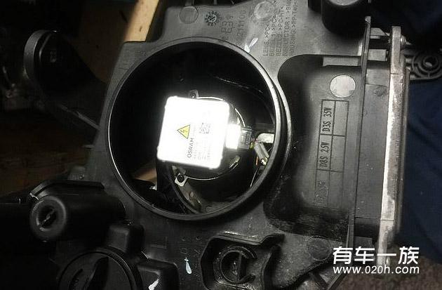 传祺GS4改装Q5双光透镜氙气大灯 灯光改装升级作业