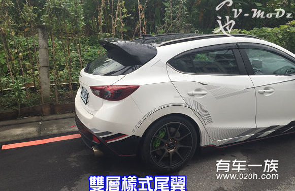 台版马自达cx-5改装定速巡航尾翼