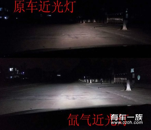 cx-5改装无损疝气大灯近光灯升级