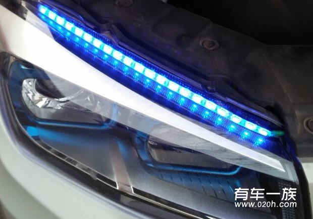 长安cs75改装日行灯LED灯带