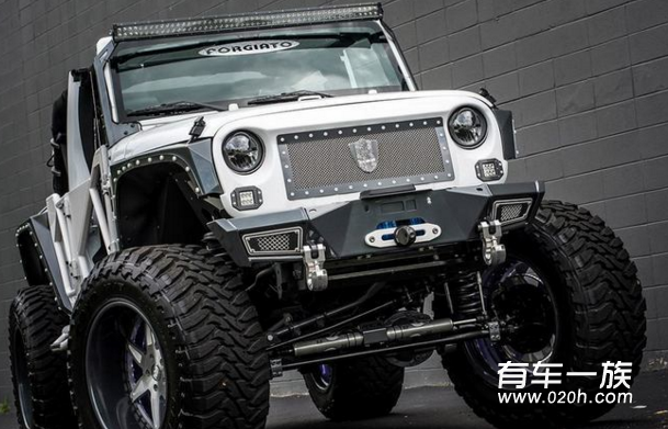 BMS改装Jeep牧马人 重金属硬派越野车