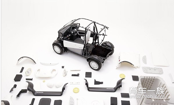 本田发布首款3D打印电动车 最高续航80km
