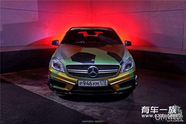 战斗民族的迷彩情结 DC改装A45 AMG