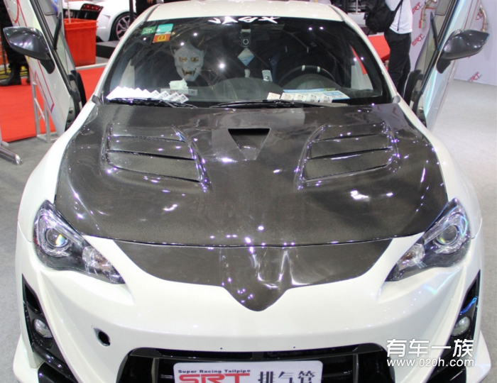 野兽般的斯巴鲁BRZ改SRT排气上海GT Show耀眼登场