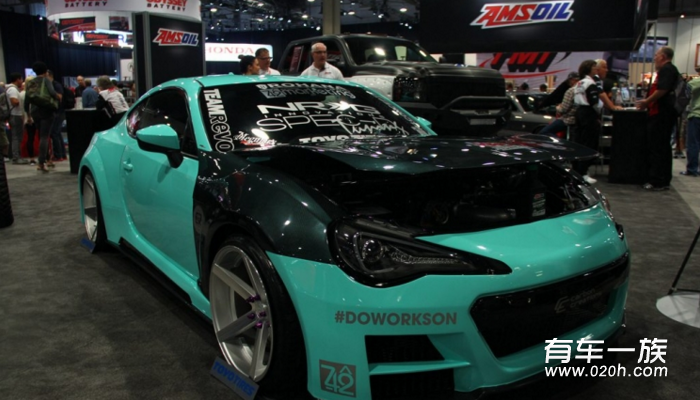 2014 SEMA：马力怪兽斯巴鲁BRZ化身小清新