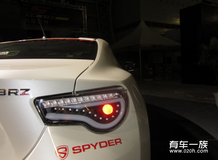 SPYDER天眼降临 斯巴鲁BRZ灯光升级