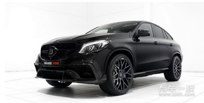 BRABUS改装奔驰GLE 63 AMG：爆发700马力