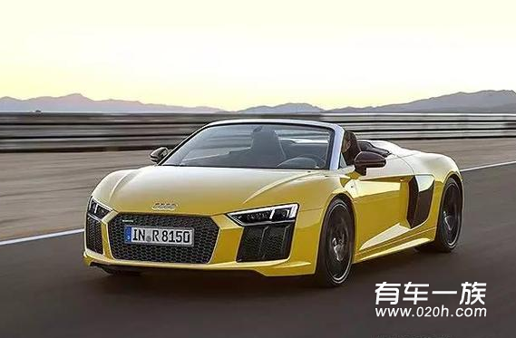 2017款奥迪R8 Spyder 快到没朋友