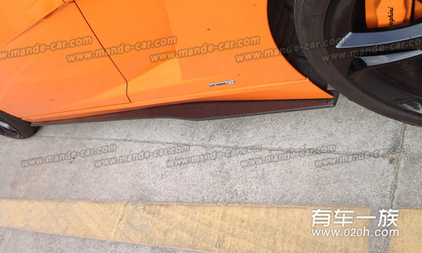 兰博基尼gallardo LP550 LP5600改装LP570碳纤维侧下裙