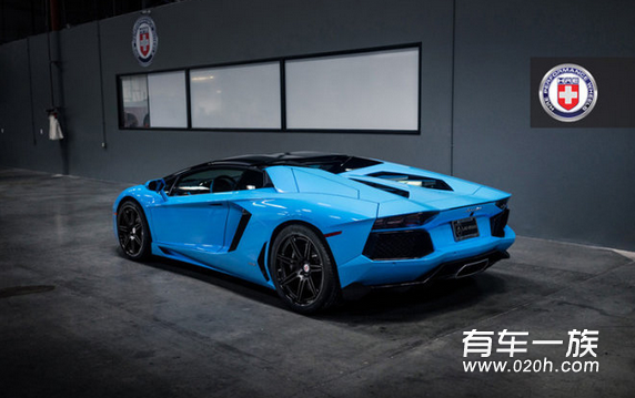 兰博基尼 Aventador LP700-4 Rpadster改装HRE款轮毂