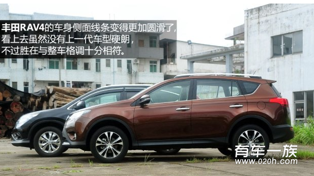 丰田RAV4与本田CR-V外观比较