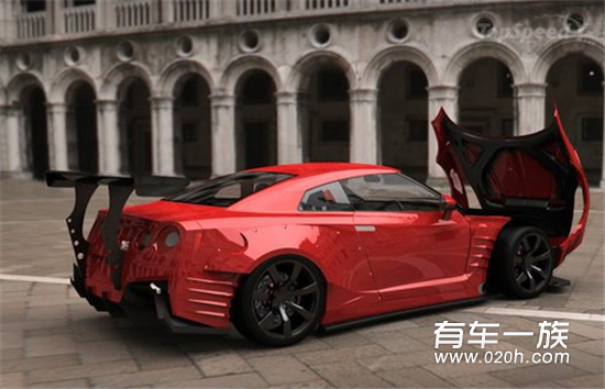 超千匹马力定制版日产GT-R 造型独特设计