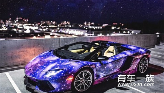 用“银河”做外衣 炫酷改装Aventador