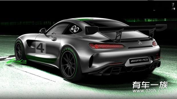 基于街版AMG GT R打造 奔驰GT4赛车